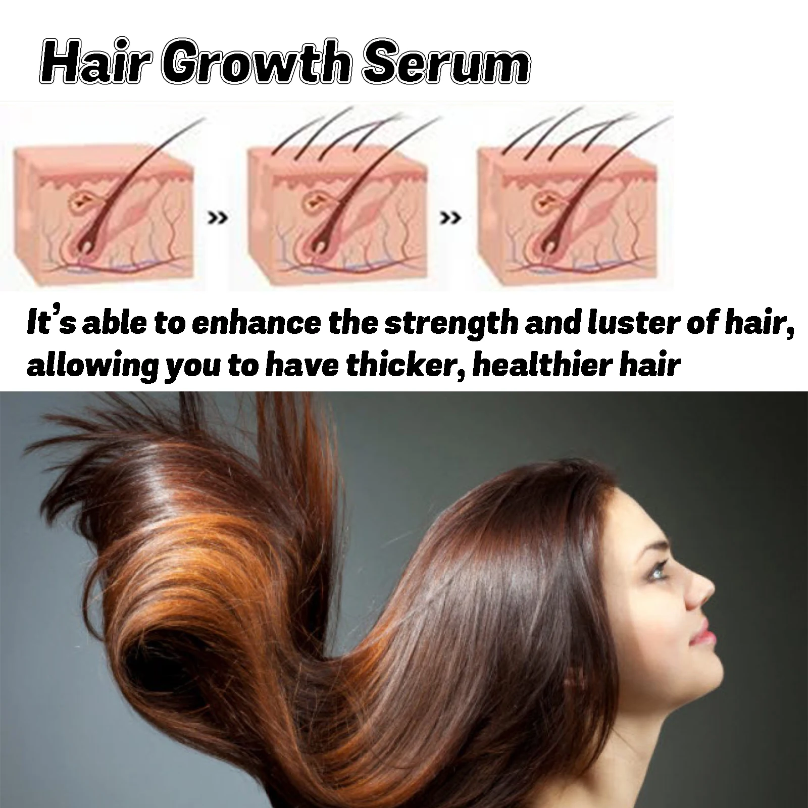 Ingwer schnelles Haar wachstum Serum Anti Haarausfall beschädigt Reparatur Kopfhaut Behandlung ätherisches Öl Haarwuchs Produkt Schönheit Gesundheit 35ml