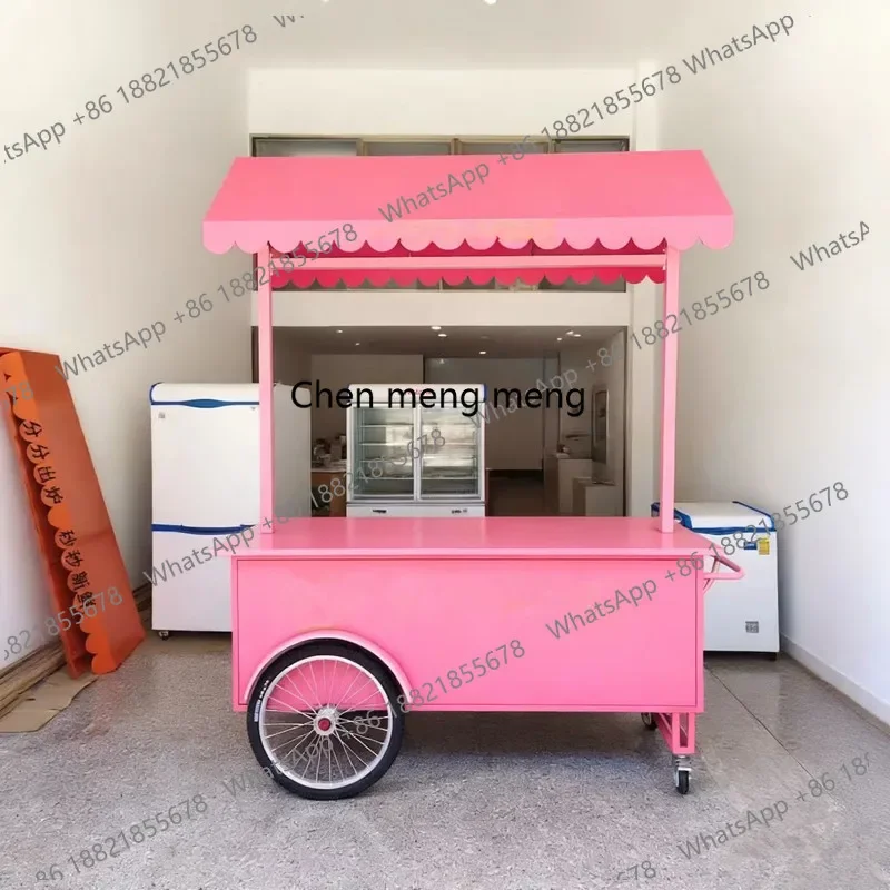a55 Float stall, trolley stall, cart for sale, outdoor night market promotion display stand