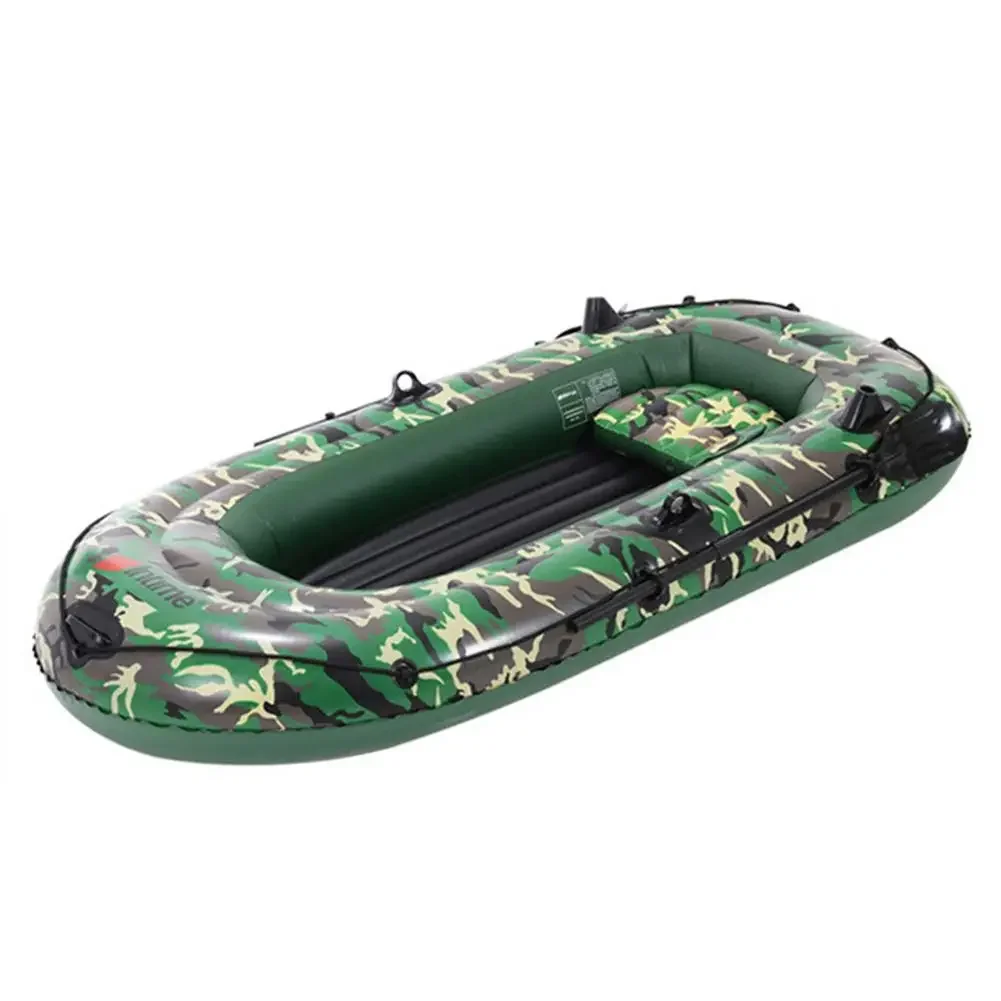 

Iatable Boat For 10ft 2~4 Person Iatable Boat Set with Paddles Air Pump PVC Kayak Canoe Boat Set for Drifting Kayak CanoeBoat