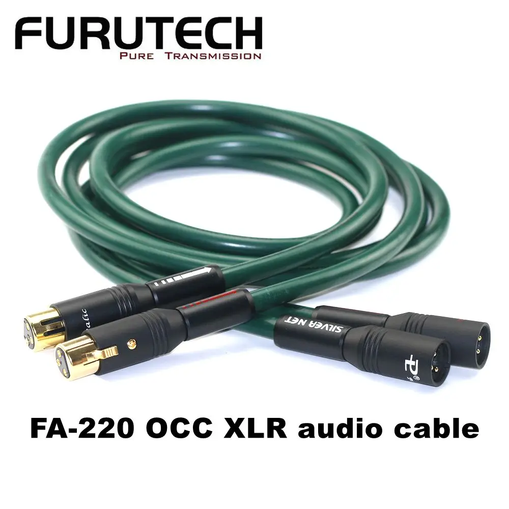 Nowy oryginalny furotech FA-220 OCC XLR zbalansowany kabel Audio Canon wtyczka 3 pin CD wzmacniacz mocy kabel sygnałowy