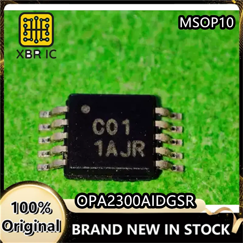 

(10/30 pieces) OPA2300AIDGSR Silkscreen C01 Operational Amplifier IC Chip Package VSSOP-10 New Original Spot Fast Delivery