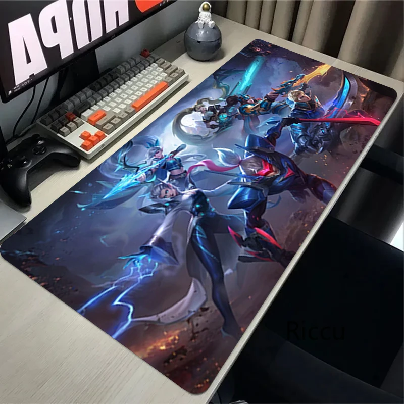 Mouse Pad Gaming Mobile Legends Deskmat 80x30CM Kawaii Computer Accessories Desk Mat Pads Gamer Large Carpet Mousepad Game Mats