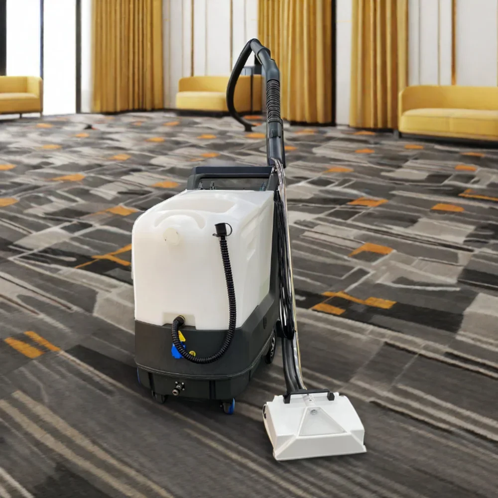 GR-53JS 50 degree warm water 53 liters large capacity water tank, carpet cleaning machine with metal scraper head