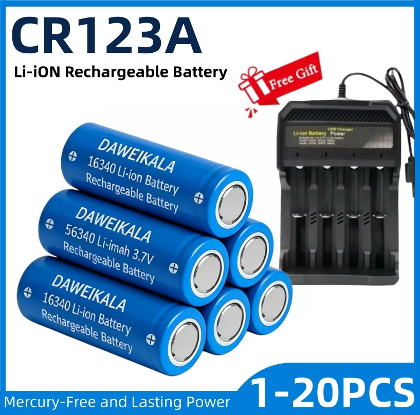 CR123A Rechargeable…