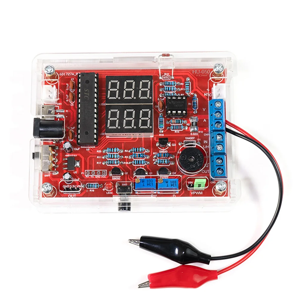 LED Digital Multimeter DIY Kits Multi-function Voltage Current Tester Detector Soldering Practice Kit Signal Generator Module