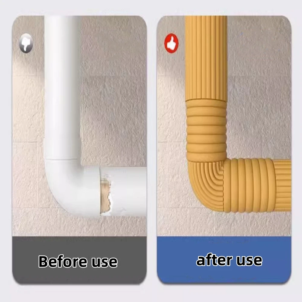 Winter Pipe Frost Protection Cover Self Adhesive Thickening Pipeline Waterproof Mildew Thermal Insulation Foam Sealing Strip