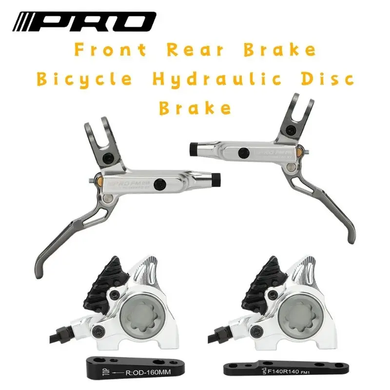 IIIPRO 2 Piston Road Bike Flat Mount Brake Caliper FM015 Oil Pressure 140/160mm Front Rear Brake Bicycle Hydraulic Disc Brake