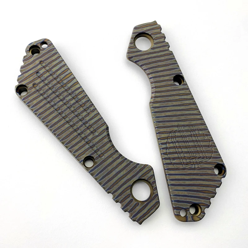 

Custom Titanium Scales for Strider SNG Knife handles Folding Knife Parts Make Accessories