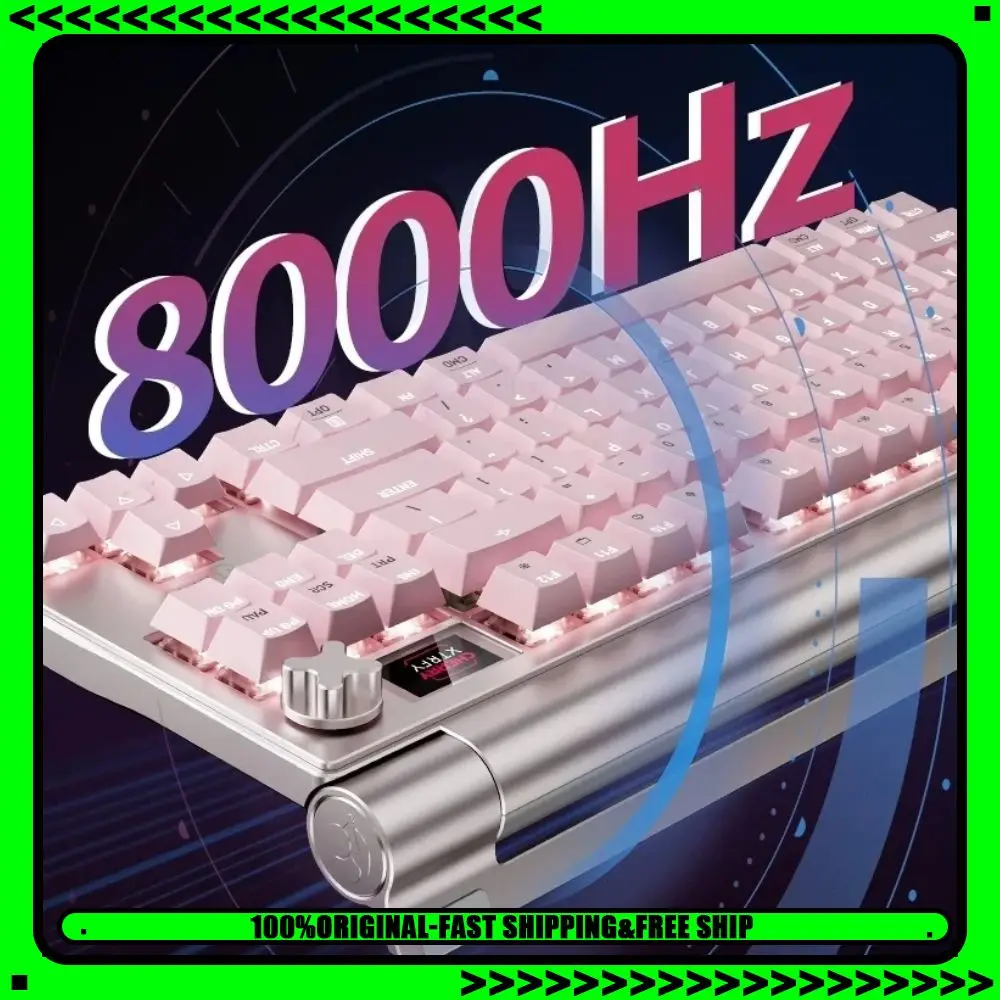 

CHERRY XTRFY MX8.3 Aluminum Alloy Keyboard Wireless Three Mode Mechanical Keyboard Gaming Office Hot Swap Gasket RGB Light PC