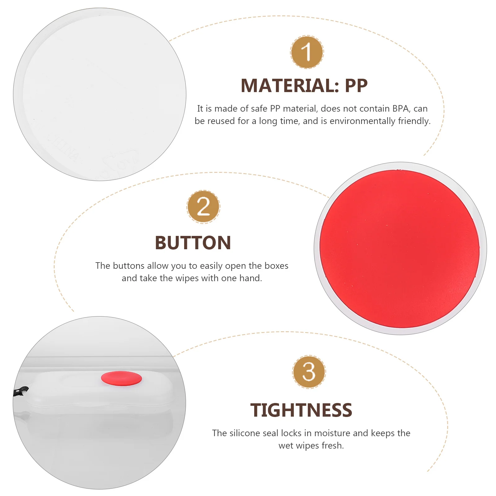 Scatole per fazzoletti bagnati da 2 pezzi Custodie per tovaglioli per bambini sospese Porta salviette portatili per esterni Scatole per salviette portatili riutilizzabili