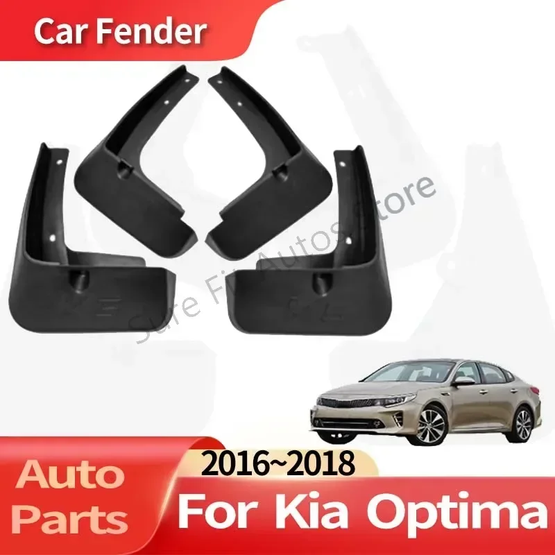 

Auto Accessories For Kia Optima K5 2016~2018 Lining Car Fender Front Rear Wheel Fender Splash Guard Accessories Mudguard Skin