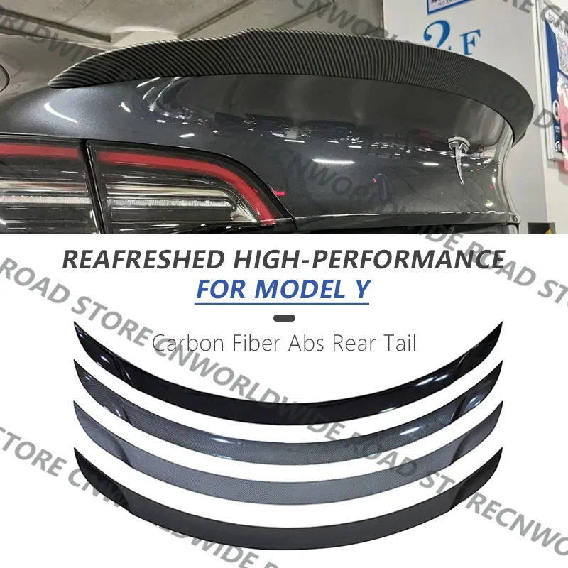 ABS Tail Wing Spoiler for Tesla Model Y 3 Highland New Design Lower Wind Resistance High Performance Car Exterior Decoration