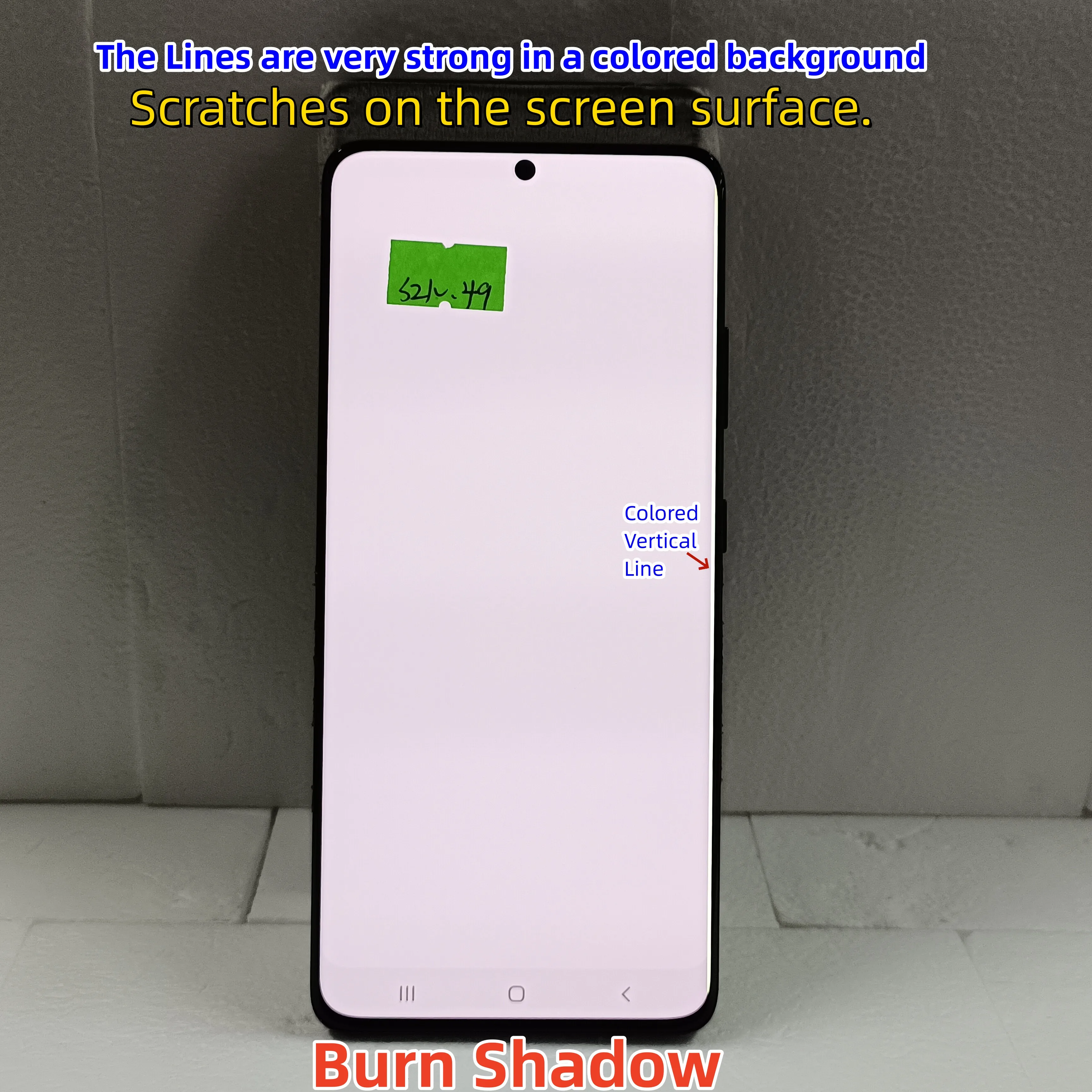 6.8\'\'Amoled LCD For S21Ultra LCD For Samsung Galaxy S21 Ultra 5G G998B G998F G998U Lcd With Defect Touch Screen Digit Assembly