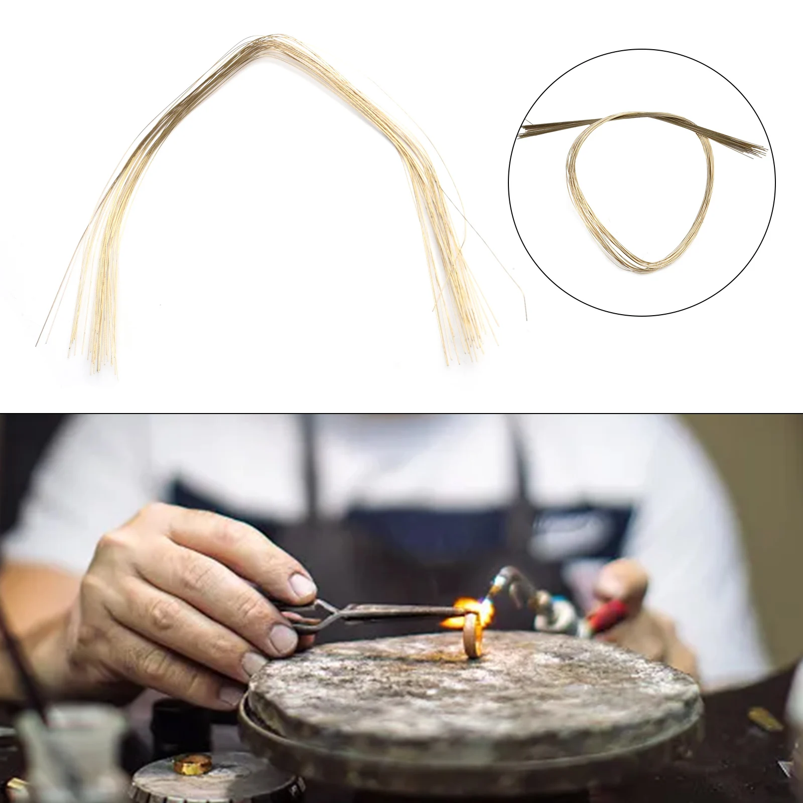 Silver Welding Rods para fazer jóias, Gold Soldering Wire, Brazing Rods, Repair Power Tool, 1.64ft