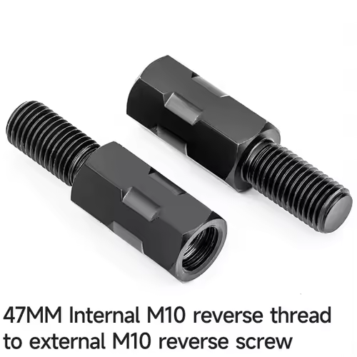 Longer Extension Black Motorcycle Rearview Mirror Adapters M8 8mm M10 10mm Anti clockwise Right Left Hand Thread Changing Screws - Image 8