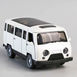 1/36 UAZ Travelers Alloy Bus Car Model Diecast Metal Toy Traffic City Tour Vehicles Car Model Simulation Pull Back Children Gift