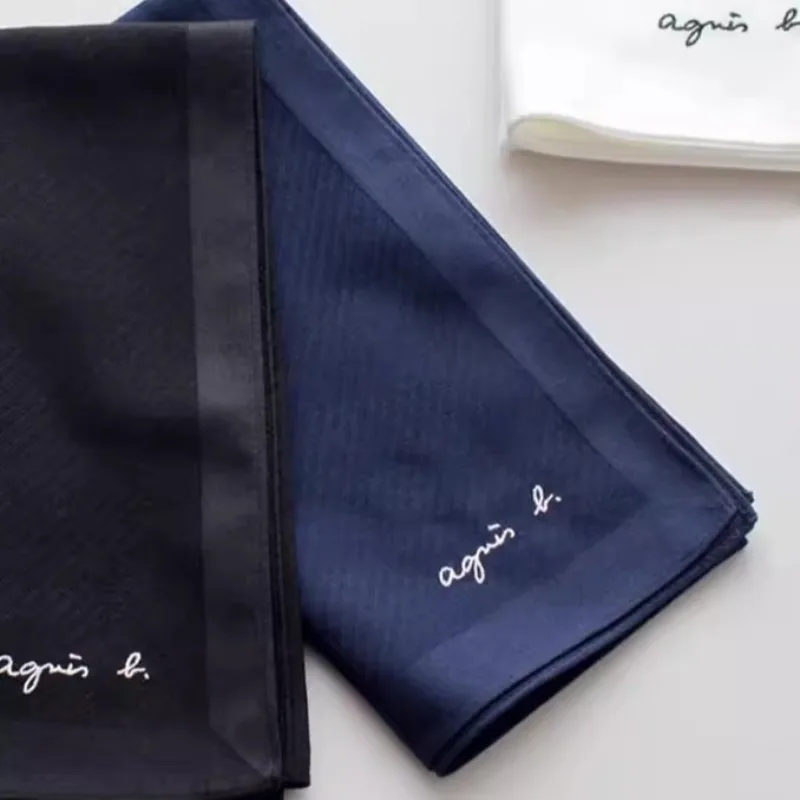 

Men's Soft Sweat-absorbing Solid Color Simple Portable Pure Cotton Handkerchief 48X48cm