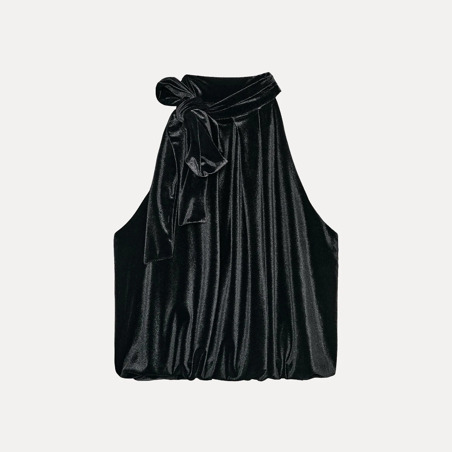 Ele Knot Decorated Balloon Sve Top da donna Faionable 2025 Nuovo arrivo Z Camicetta da donna