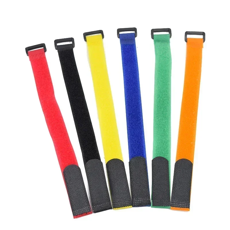 5/10 Stück wiederverwendbare Hakenschlaufen-Cinch-Bänder, Nylon-Kabelbinder, Organizer, verstellbarer Verschluss, Sicherung von Kabelbändern, Kabelmanagement – Detail 8