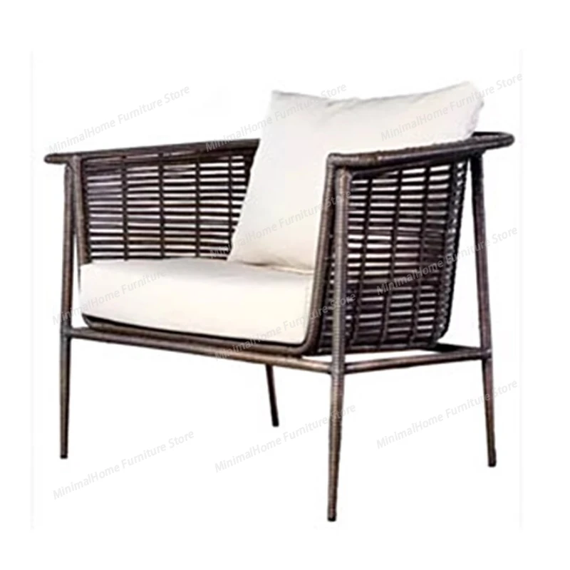

Courtyard Modern Garden Chairs Creative Homestay Advanced Rattan Balcony Garden Chairs Relax Luxury Furniture Cadeira Lshyy