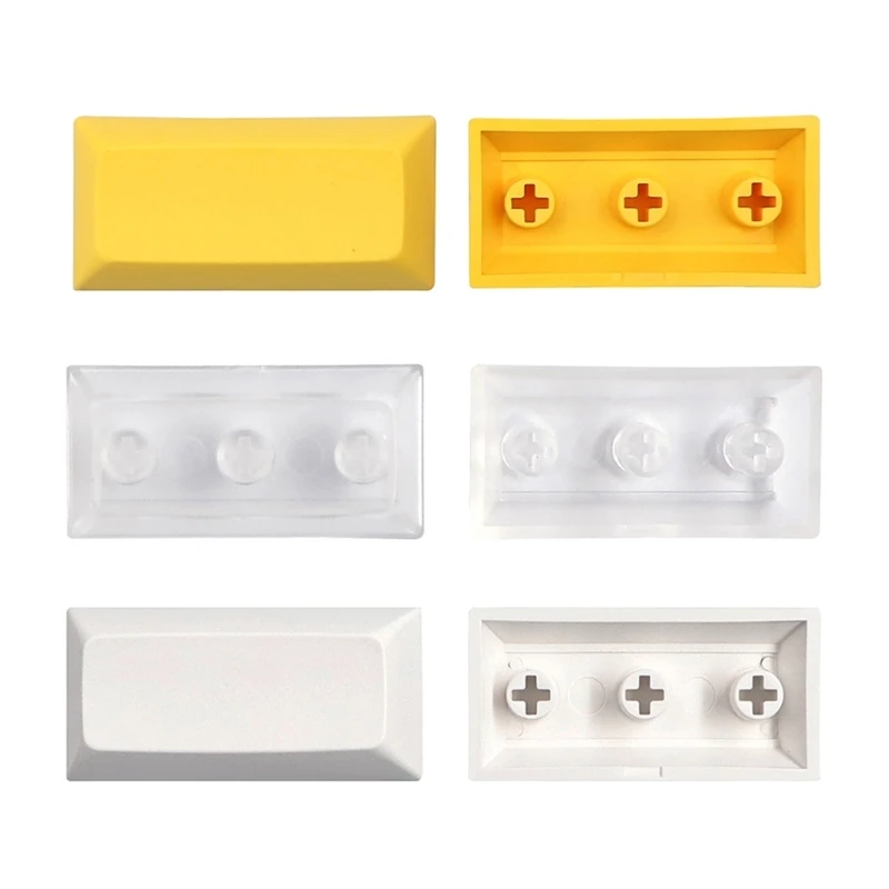 YYDS 10PCS DSA 2U Keycaps Set Suplemento branco para jogos Mecânico Keycaps teclado