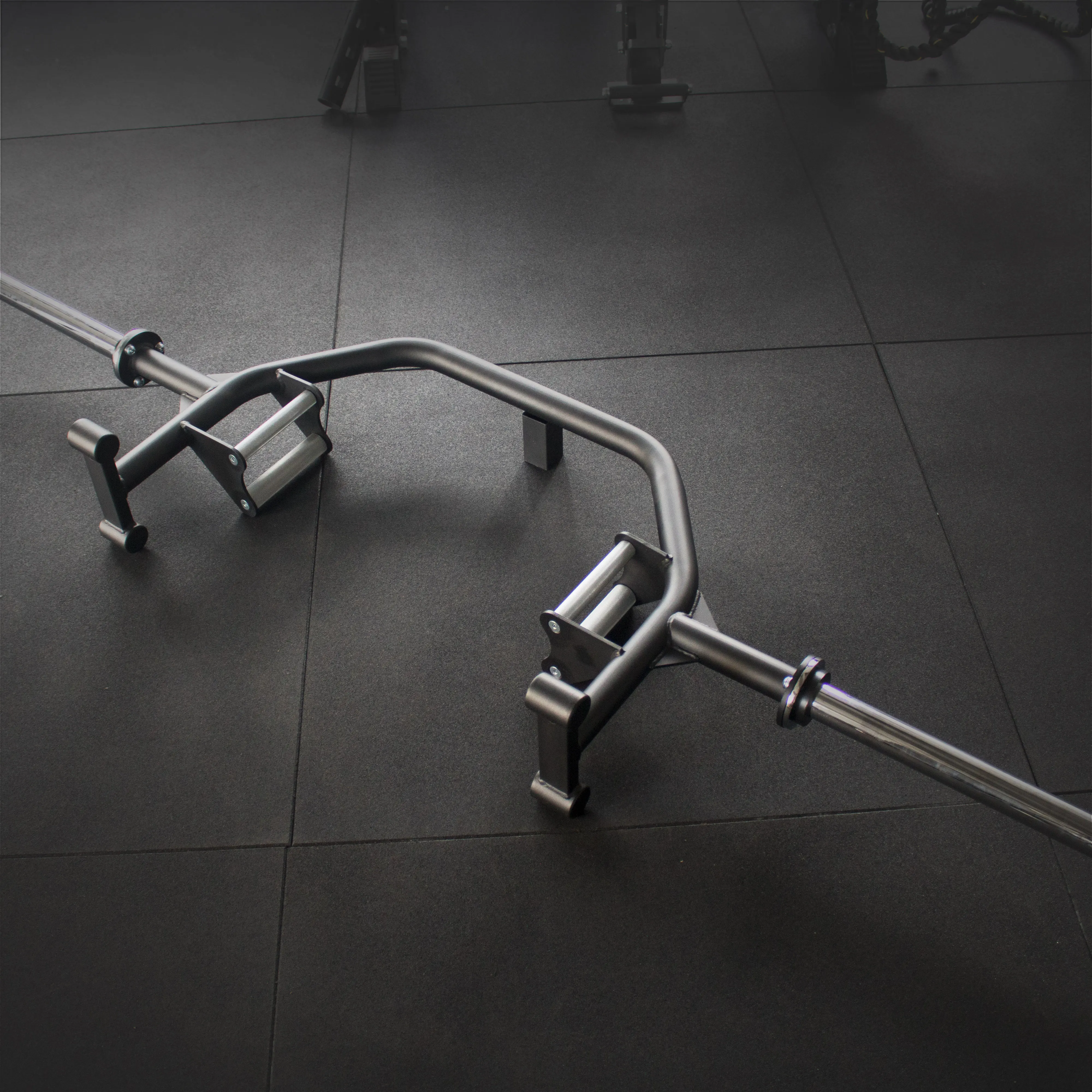 Leadman معدات اللياقة البدنية التدريب المنافسة الصالة الرياضية قوة رفع الأثقال 20 كجم شريط الحديد الكروم العادي