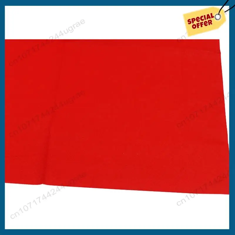 

-A15I 6 Pack Solid Color Printed Paper Napkin (Red)