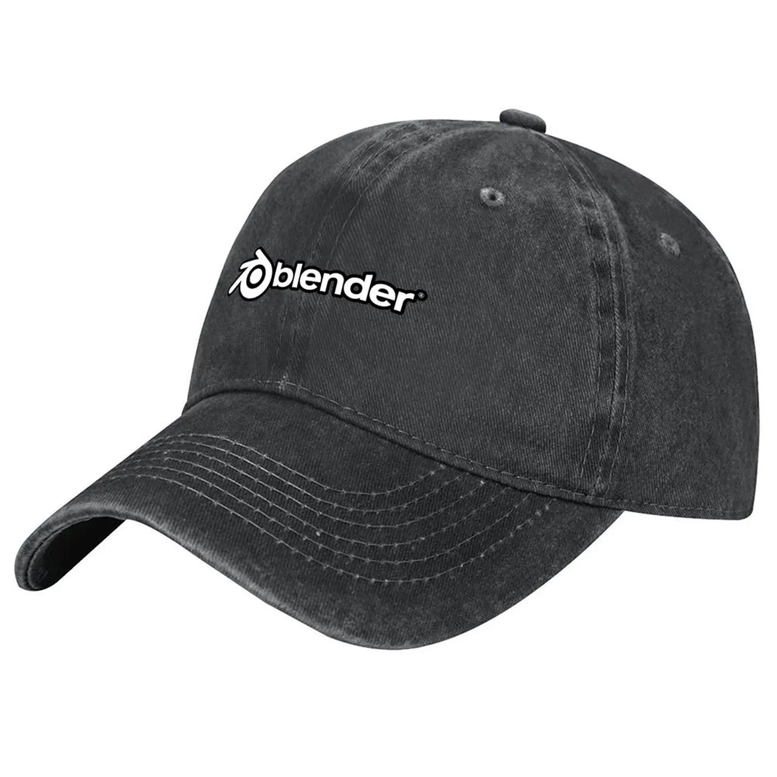 

Blender 3D White Logo Baseball Cap golf hat genuine Golf Cap Women's Golf Clothing Men's