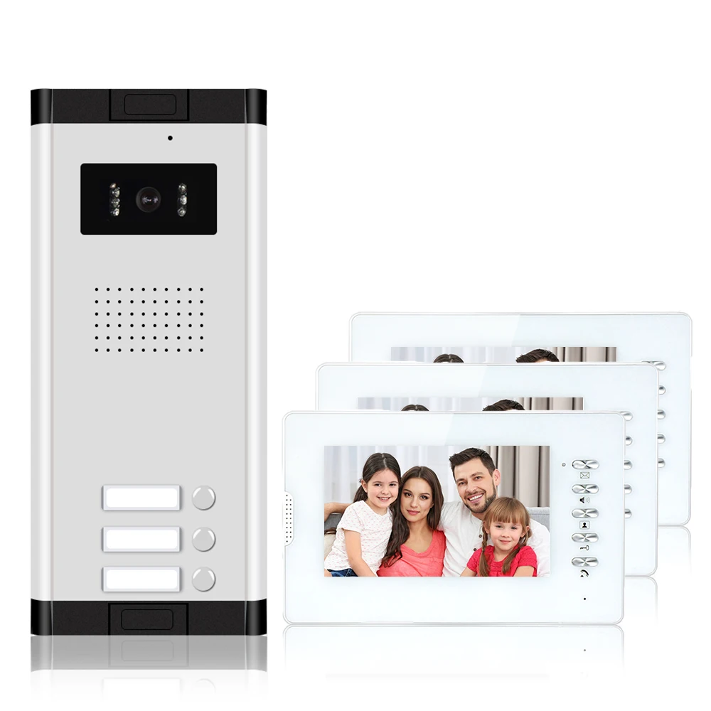 

Multi-apartment access control intercom system visual doorbell supports Tuya APP video phone visual door phone