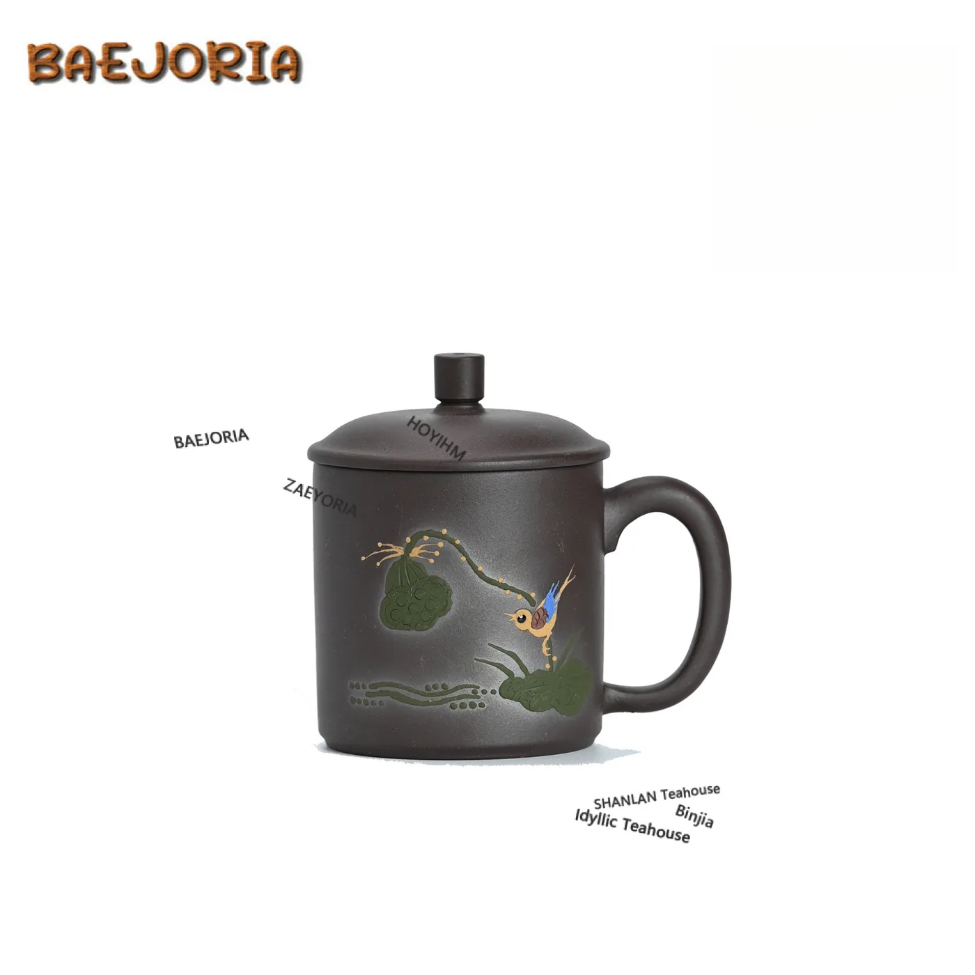

220ml Yixing Purple Sand Straight Coffee Mug Beer Cup Afternoon Tea Mug Household Wine Beer Bottle Office Water Cup Tea Items