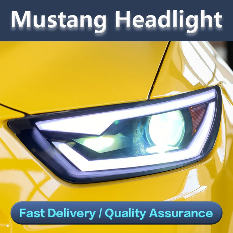 Car Accessories Head Lamp New Style LED 2015-2017For Ford For Mustang Headlight