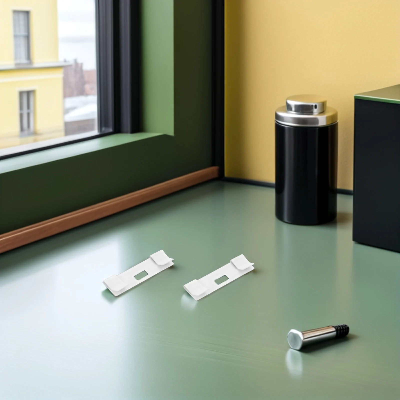 

24Pcs Vertical Blind Repair Kit Metal Vane Savers Replacement Tabs for Blinds Fixers Window Hardware Silver Blinds Repair Kit