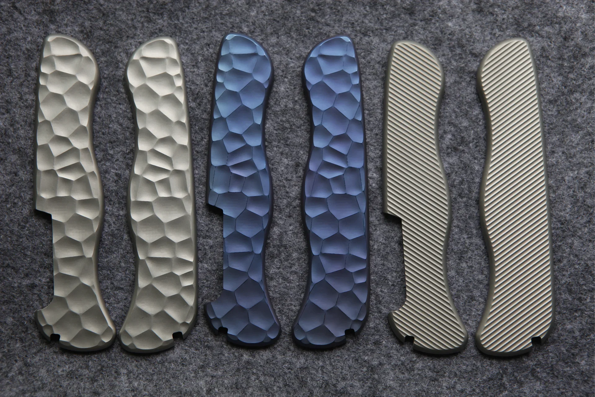 

1 Pair Titanium Alloy Knife Handle Scale Patches Replacement for 111MM Victorinox Swiss Army Knives Soldier MW4DE Rescue Tool