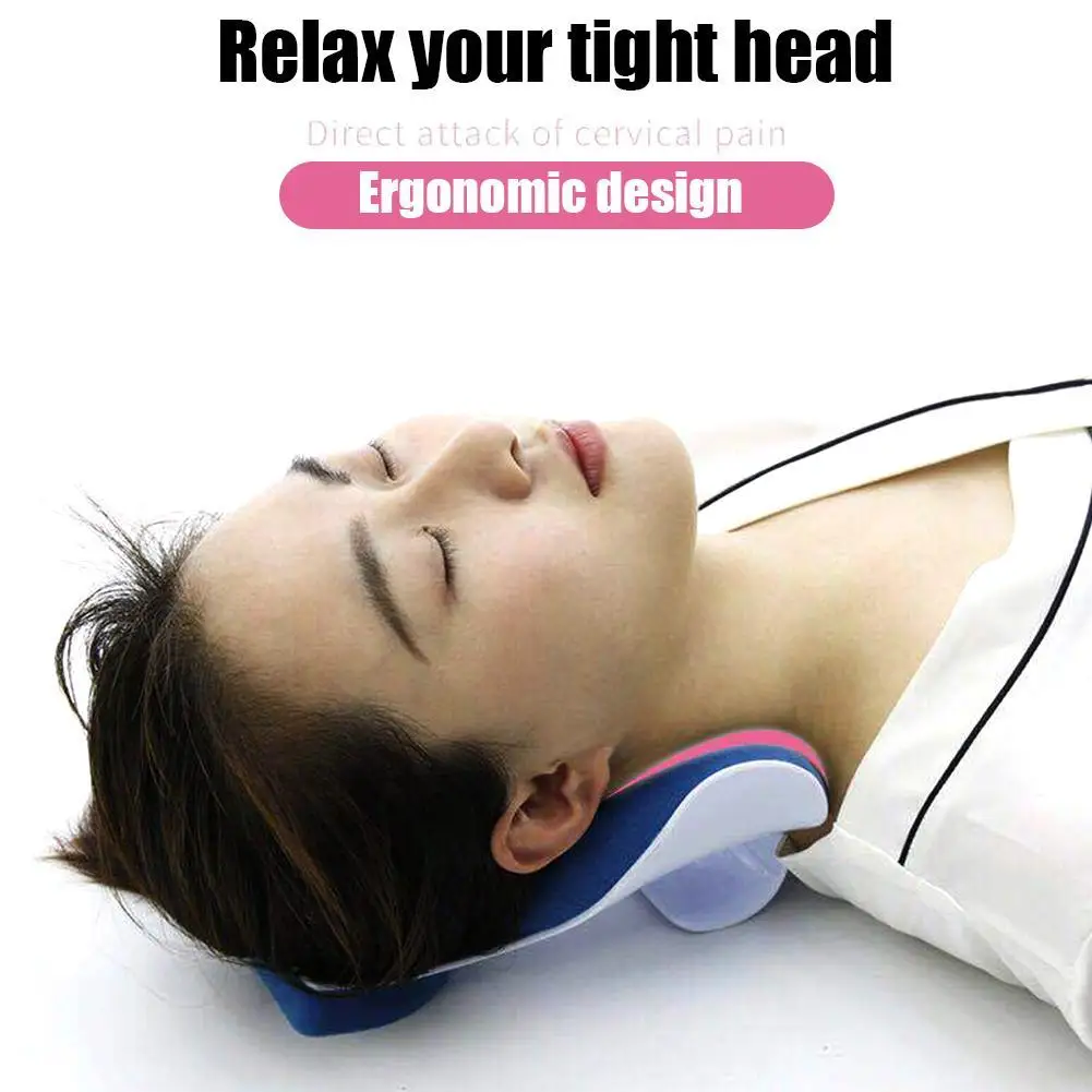 Massage Pillow Support Cervical Pillow Pain Device For Cervical Relax Align Relief Spine Neck Traction