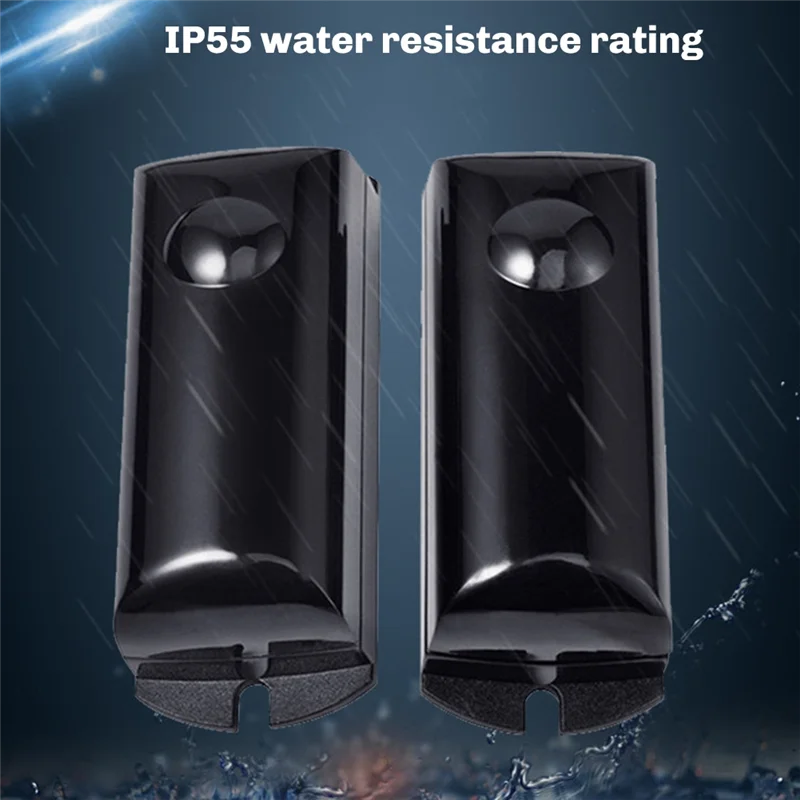 ABGI-Photocell シングル IR アラーム自動バリアフェンスセンサー検出器 15 メートルアクティブ赤外線警報システム