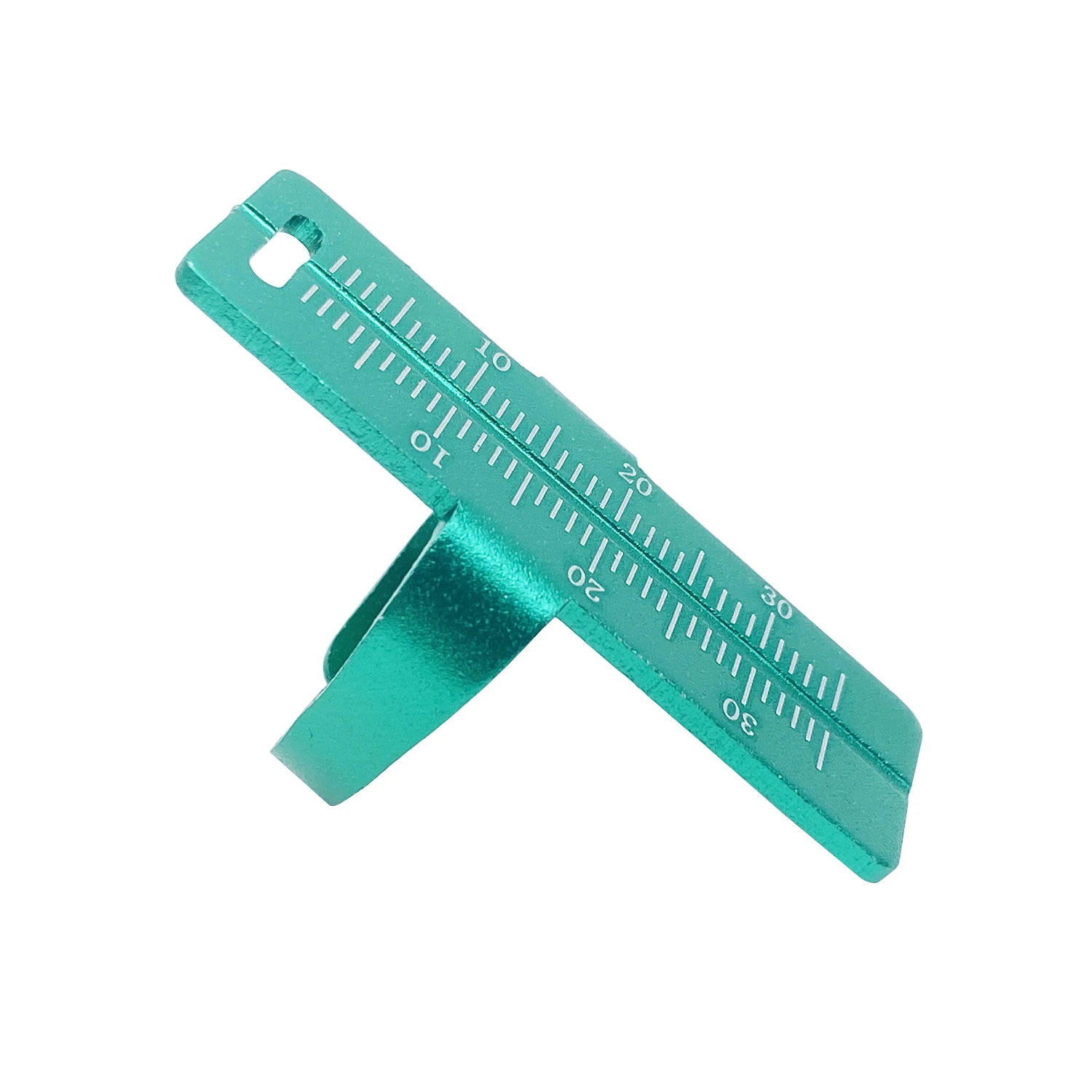 JOLANT Dental Rulers Aluminium Dentist Endo Finger Ruler Measure Scale Endodontic Dental Measuring Aluminium Endo Ruler