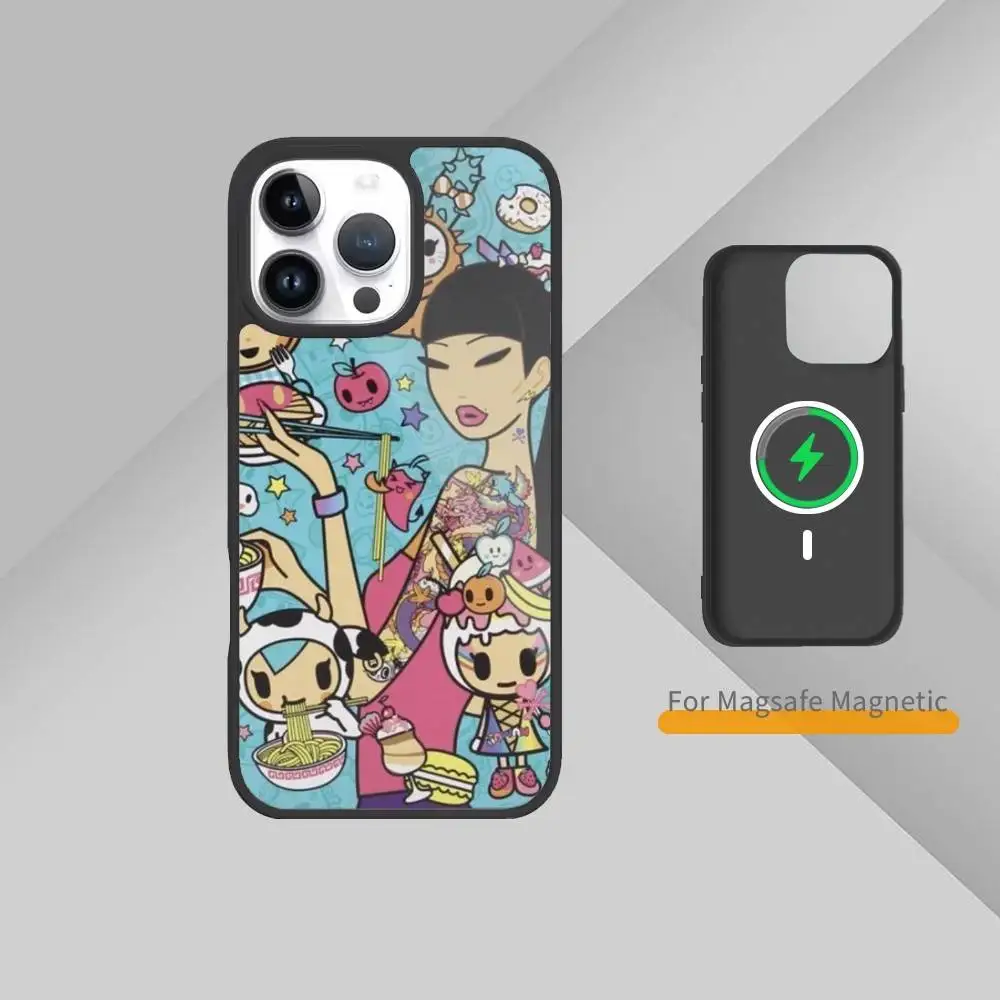 Чехол для телефона с рисунком граффити с помидорами для iPhone 17,16,15,14,13,12,11 Plus, Pro Max, магнитная магнитная беспроводная зарядка Magsafe