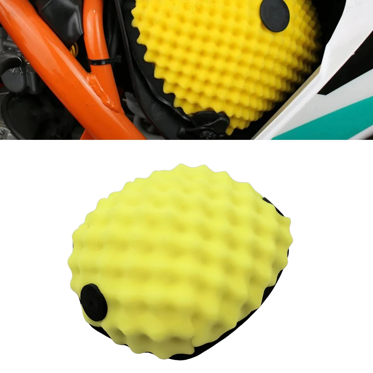 For KTM EXC EXCF XC XCF XCW XCFW SX SXF 2016-2022 2023 2024 Motocross Air Filter Empty Filtration Foam Strainer Sponge Cleaner
