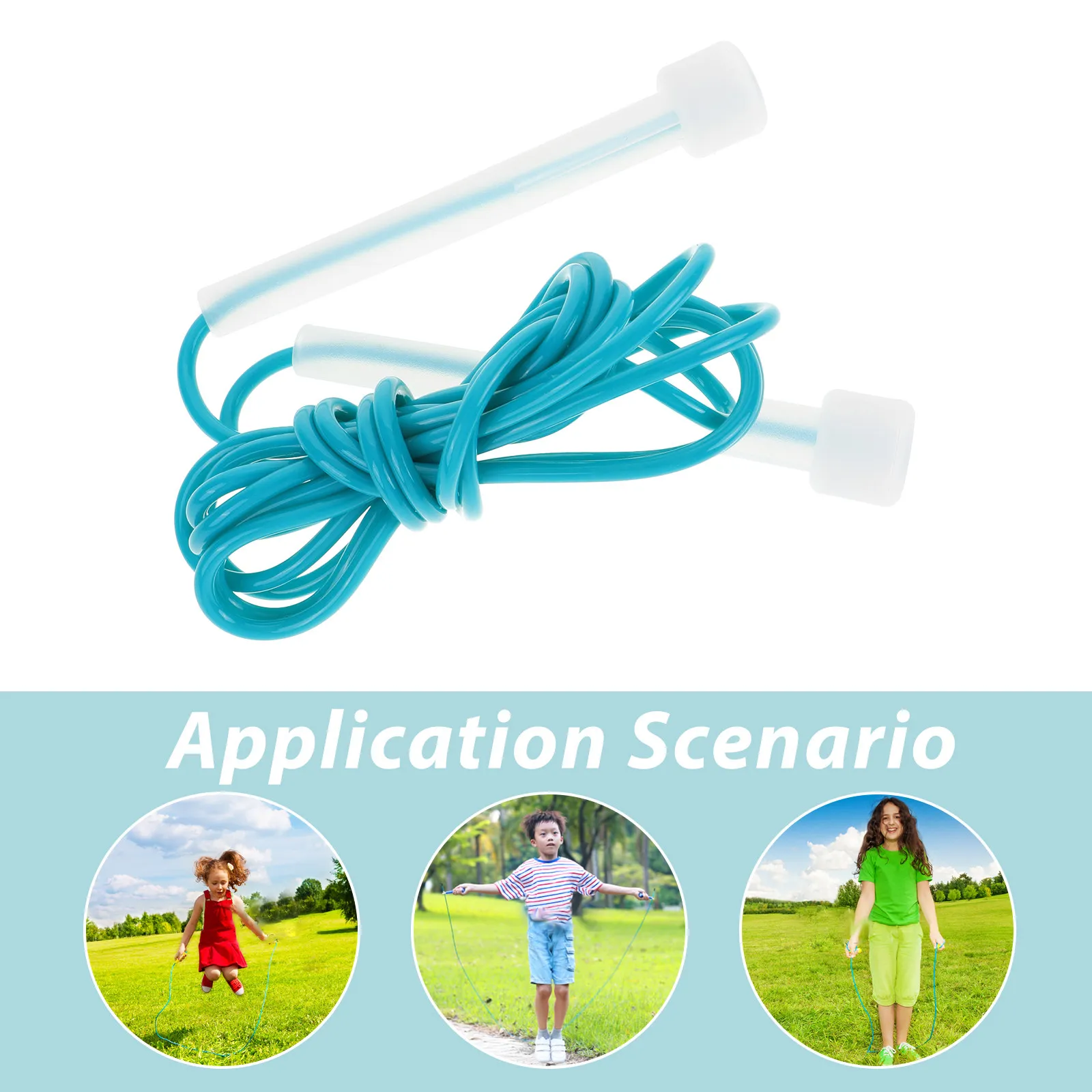Kids Jump Rope for Ages 3-5 Lightweight Portable Speed Skipping Rope for Children Fitness Agility Coordination Cardio Workout