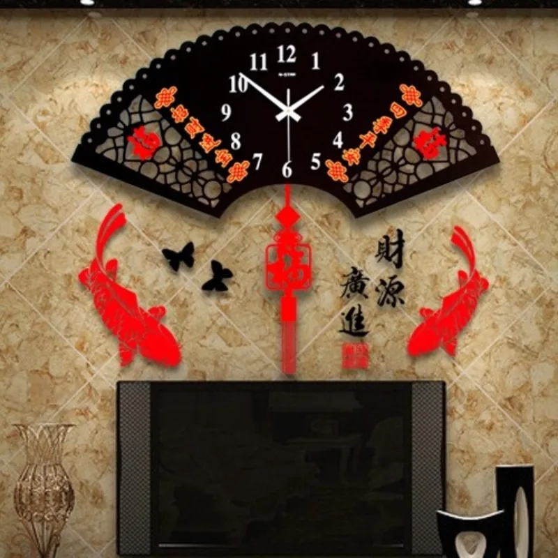 xx-Premium Security Digital Clock Black Designer Bedroom Luxury Wall Clock Aesthetic Modern Design Orologio Parete Home Decor^