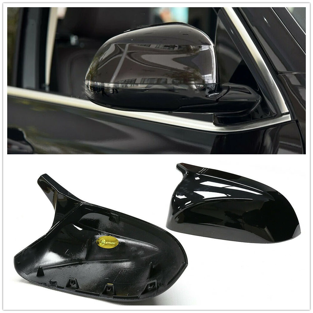 

Replacement Clip On Gloss Black/White Rear View Cap Mirror Cover For BMW X3 G01 G08 X4 G02 X5 G05 X6 G06 iX3 X7 G07 2018-2024