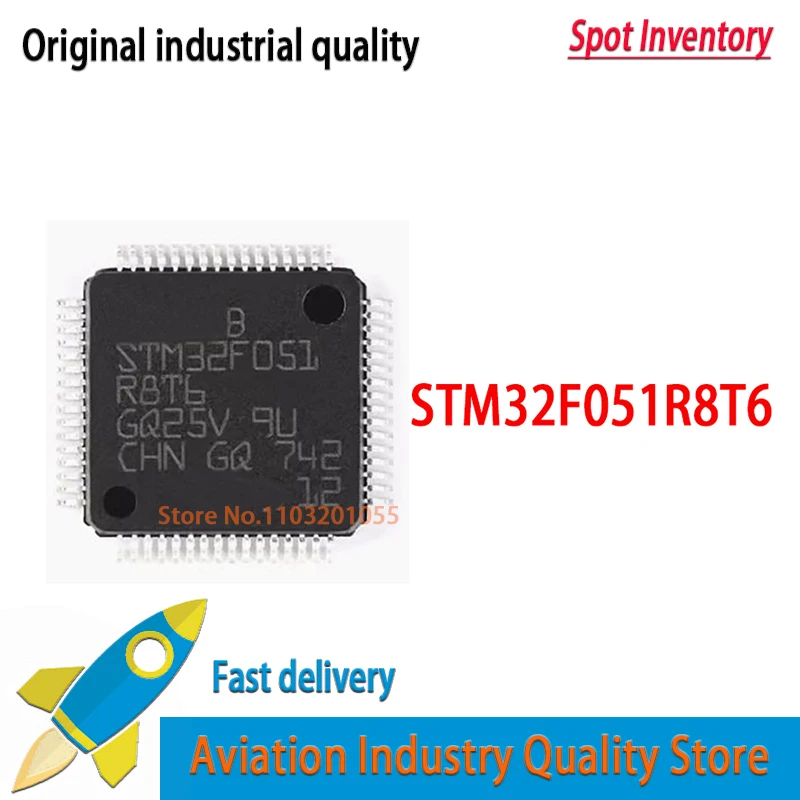 2-10PCS STM32F051R8T6 STM32F051R8T LQFP-64(10x10)  NEW and Original in Stock