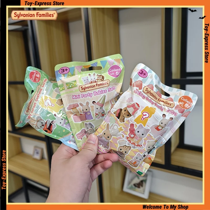 Sylvanian Families Lalka Niespodzianka Miniaturki Mebli Calico Critters Zabawki dla Dziewczynek Dzieci Zabawki na Przyjęcia dla Niemowląt Seria Zabawek dla Dzieci Prezent