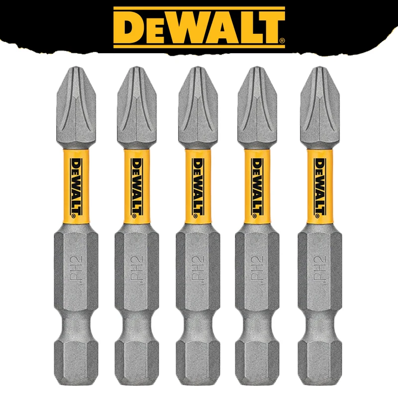 DEWALT PH2 50MM Original Drill High Hardness Rotary Electricians Carpenters Specific Batch Header Power Tool Attachments 5-piece