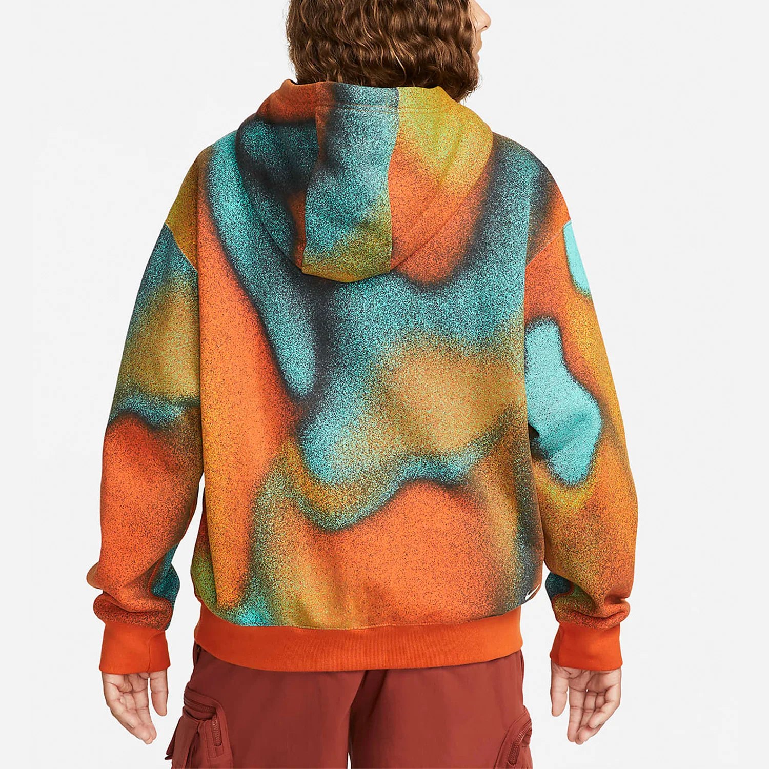 Nike Authentic Season's New Men's Sports Printed Loose Hoodie DQ5790-891
