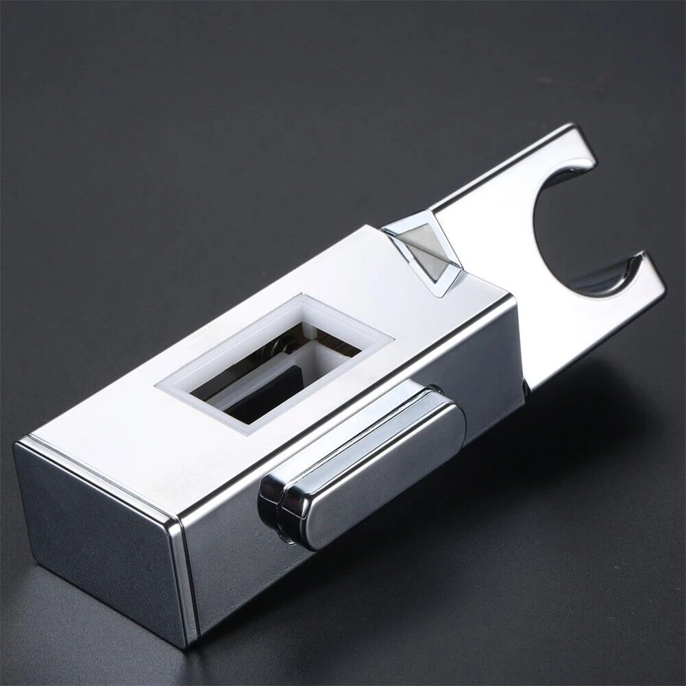 Kit No Looseness Bathroom Chrome Plated ABS Bracket Adjust Riser Rail Slider Bracket Point Rectangle Place Point