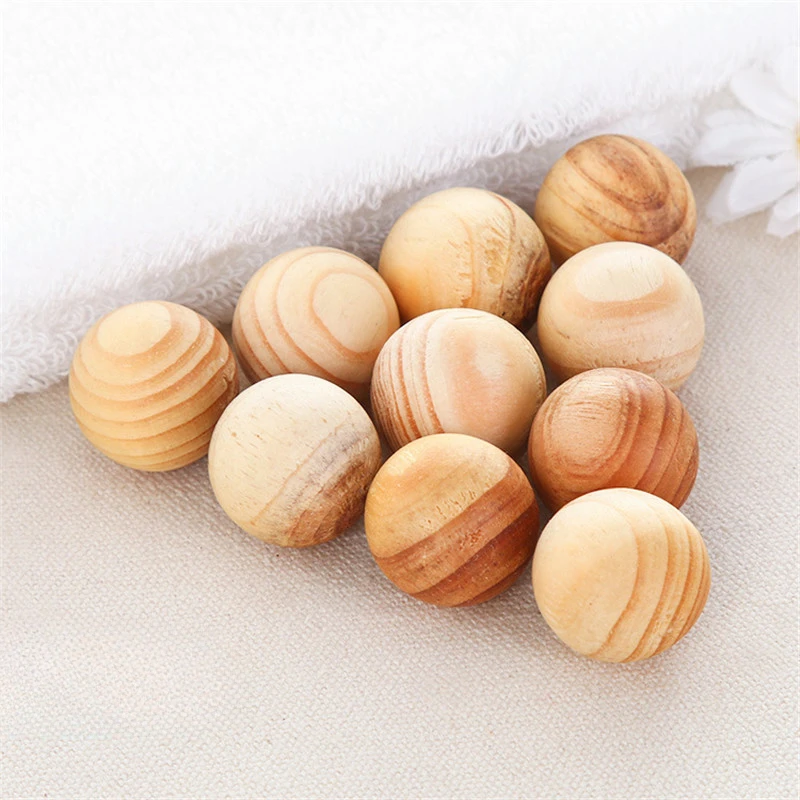 Wardrobe Clothes Drawer 5 Pcs Mildew Health Pest Control Wood Ball Moth Insect Camphor Bug Repellent Natural Cedar Wood Healthy