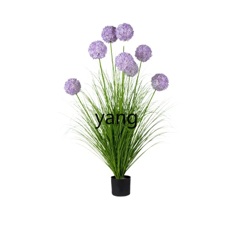 

L'mm Artificial Flower Hydrangea Plastic Artificial Flower Tree Green Plant Indoor Bionic Ball Plant Decorations