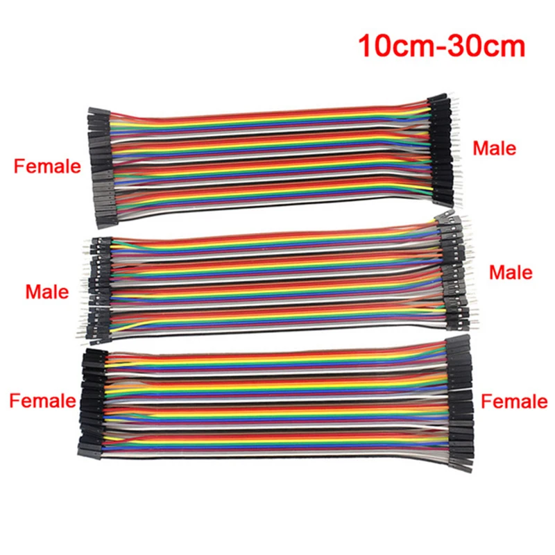 Hookup Wire Copper Wire Dupont Cable For Arduino Jumper Wire For Electronic Shepherd Male TO Male Female To Female10CM 20CM 30CM