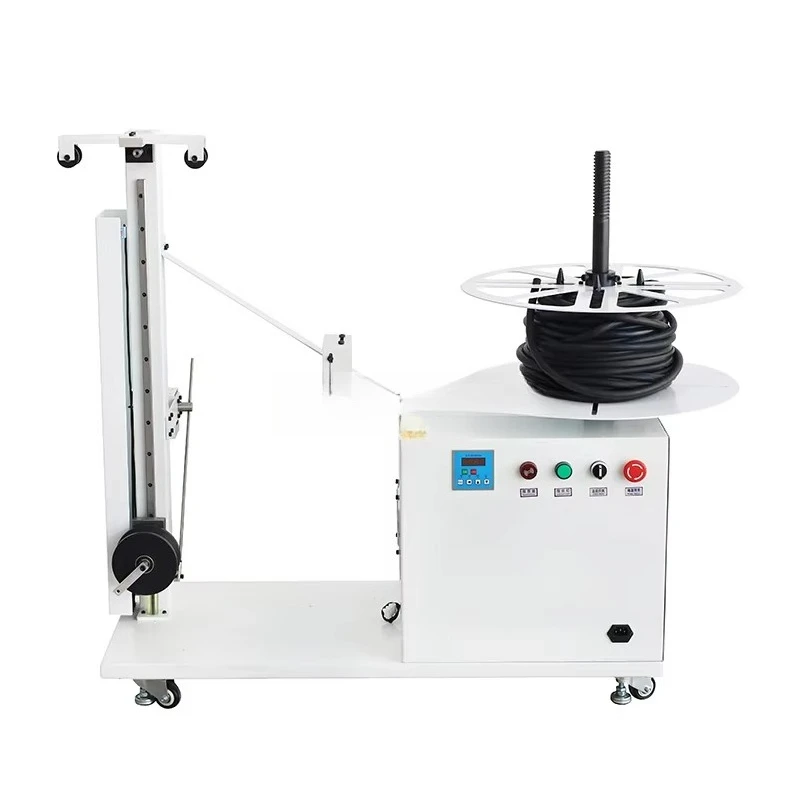 Automatic cable coil connecting machine